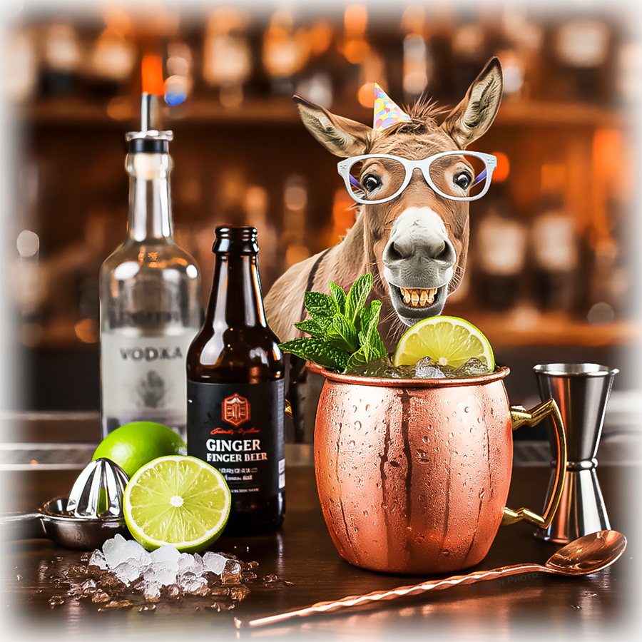 Moscow Mule Ceramic Wall Tile -Coaster