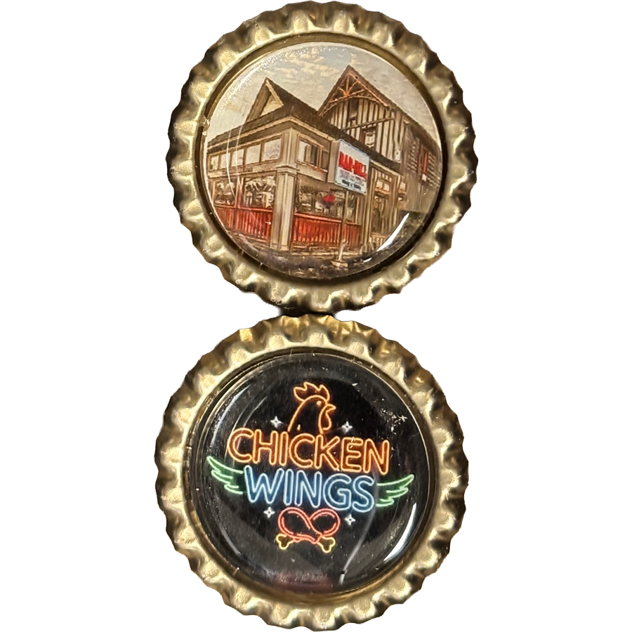 Bar-Bill East Aurora - Buffalo Bottle Cap Magnets