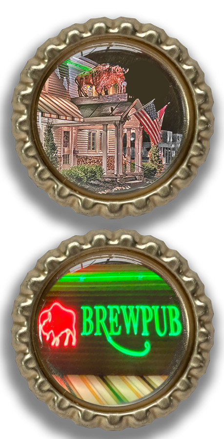 Buffalo Bottle Cap Magnets – Buffalo Brew Pub