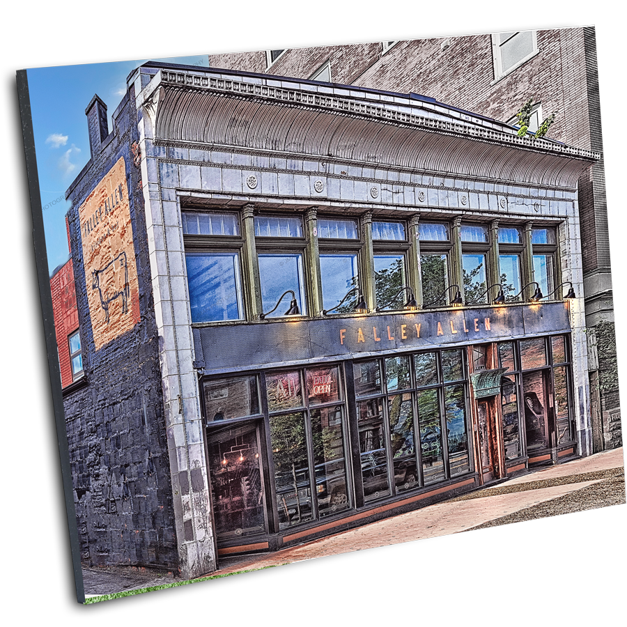 Falley Allen - Falley Allen Poster | Home & Office Decor with a stylized angle of the historic Buffalo landmark, perfect for modern or vintage interiors.