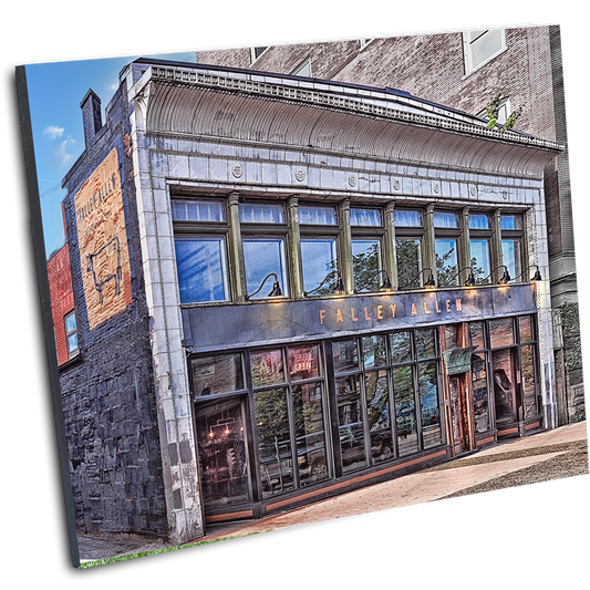 Falley Allen - Falley Allen Poster | Home & Office Decor with a stylized angle of the historic Buffalo landmark, perfect for modern or vintage interiors.