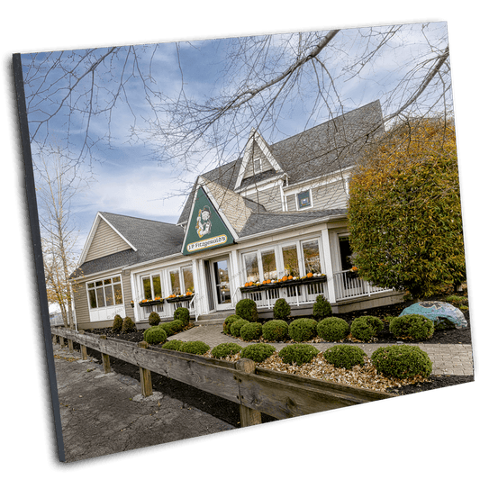 J P Fitzgerald Image - Buffalo NY Photo Print mounted on a wood panel, showcasing the vibrant Hamburg NY landmark in a ready-to-display format.