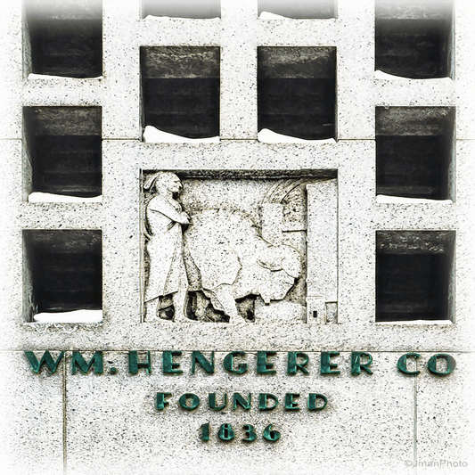 Hengerer Co Main Street Buffalo NY Ceramic Coaster
