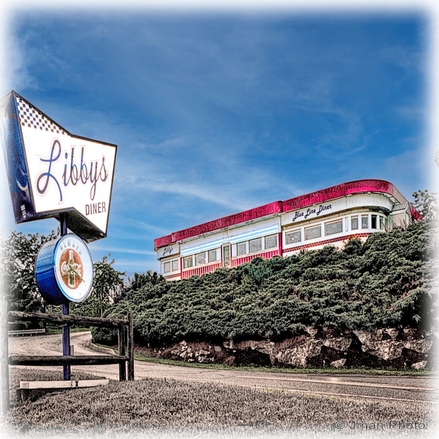 Libby's Diner - Unique Diner Restaurant Photo Art