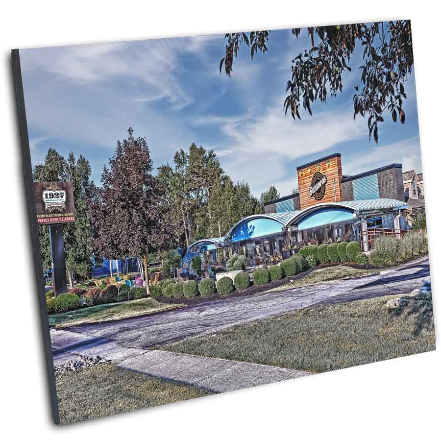 Mounted print of Santora's Pizza Pub Photos | Capture History & Tradition, showcasing the nostalgic restaurant scene on a ready-to-display art panel.