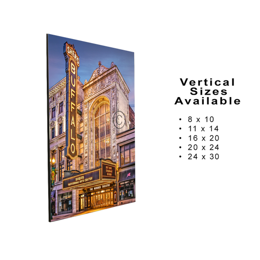 Shea's Buffalo Theatre Evening Image