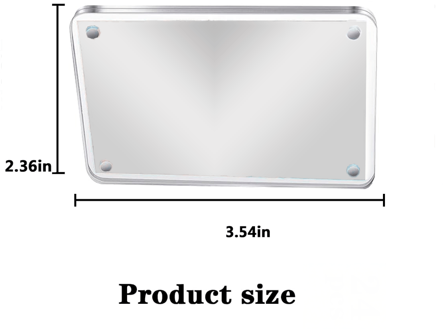 Anchor Bar Magnet size chart showing 3.54x2.36 inches. Compact acrylic fridge magnet perfect for home or locker decoration.