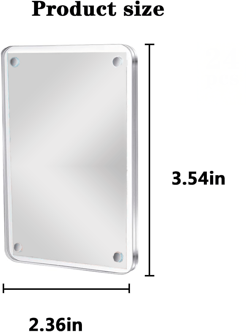 Acrylic Aurora Theatre Magnet measuring 3.54 x 2.36 inches. Scratch-resistant and perfect for metal surfaces like fridges or desks.