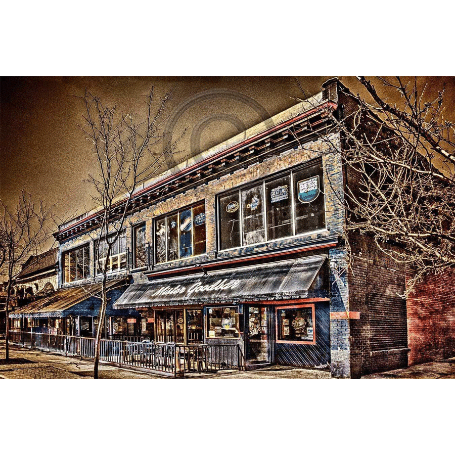 Mister Goodbar Magnet - Acrylic Magnet | 2x3 Inches featuring a vintage-style photo of the historic Mister Goodbar bar in Buffalo, NY.