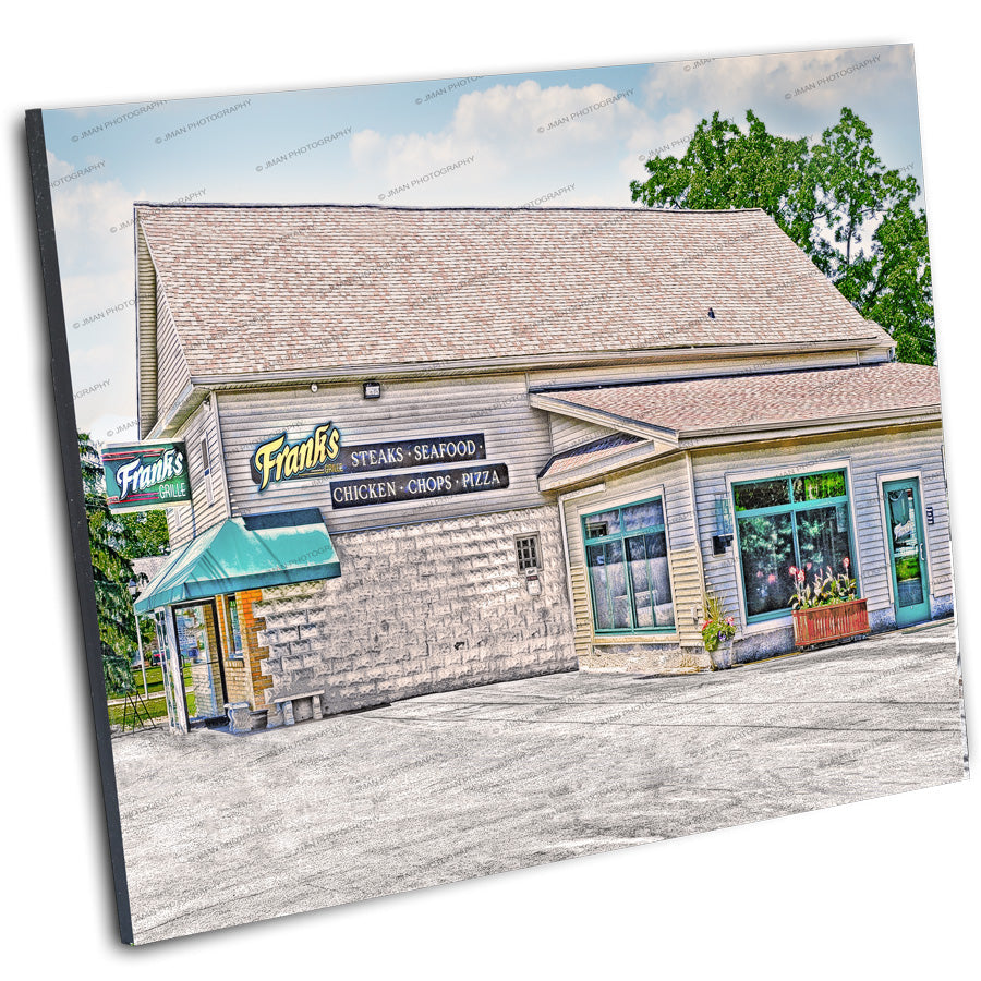 Canvas-style mounted print of Frank's Grille Lancaster - Roast Beef & More | Family Dining, perfect for Buffalo NY restaurant-themed wall art.