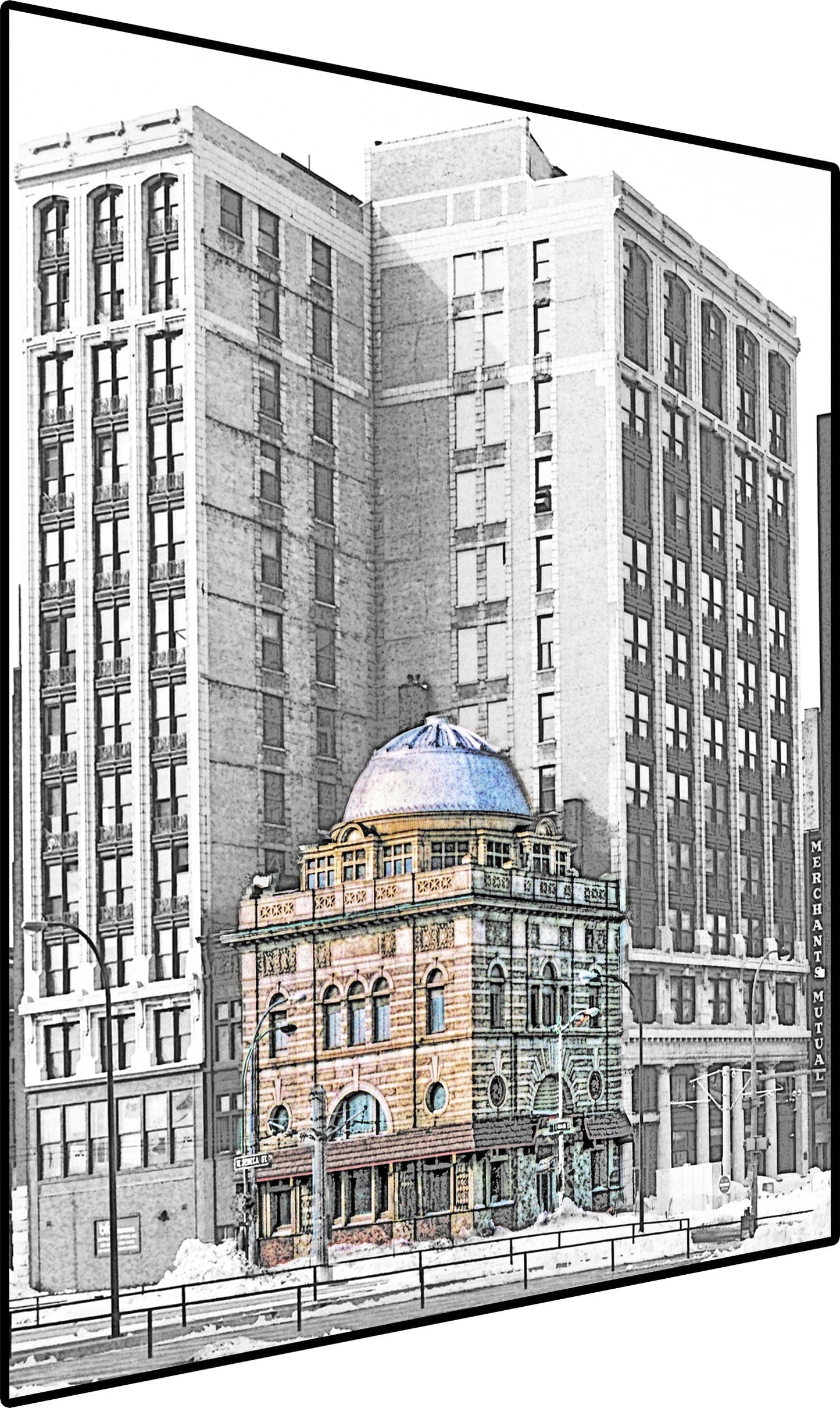 Bank of Buffalo WNY jmanphoto Buffalo New York Photograph Image