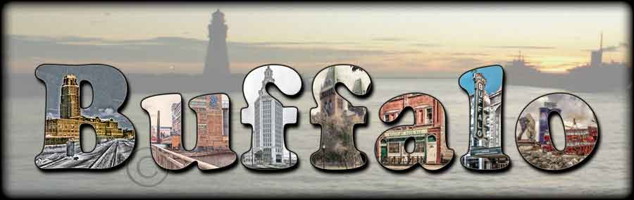 Buffalo Letters and Buildings #5 Skyline WNY jmanphoto