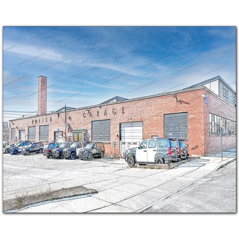 Buffalo Police Garage WNY jmanphoto Buffalo New York Photograph Image