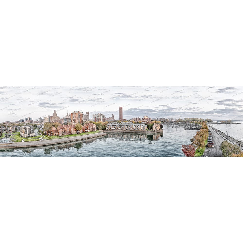 Buffalo Skyline Erie Basin Marina Buffalo-WNY Photo jmanphoto Buffalo New York Photograph Image