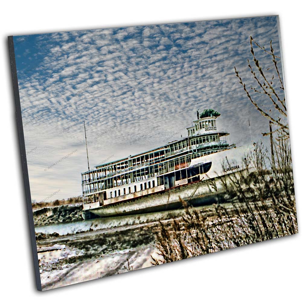 Canadiana Ferry Boat Photo- Crystal Beach Boat - Buffalo, NY WNY jmanphoto Buffalo New York Photograph Image