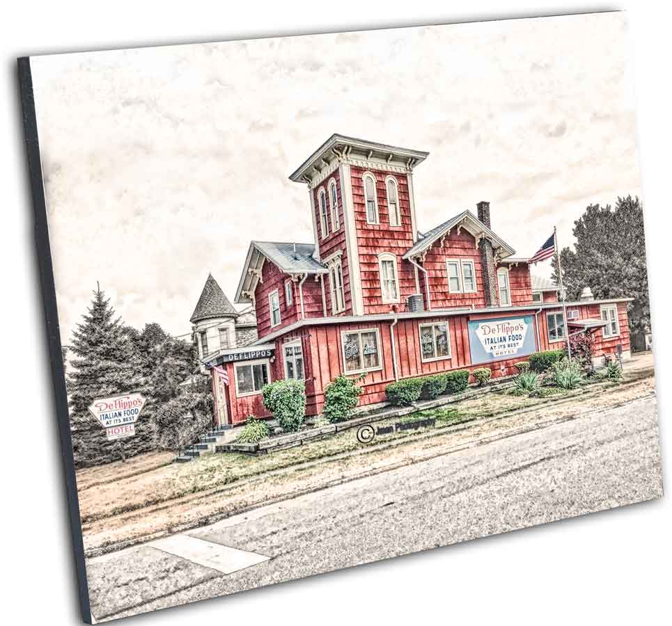 DeFlippo's Italian Restaurant, Lockport NY Photograph WNY jmanphoto