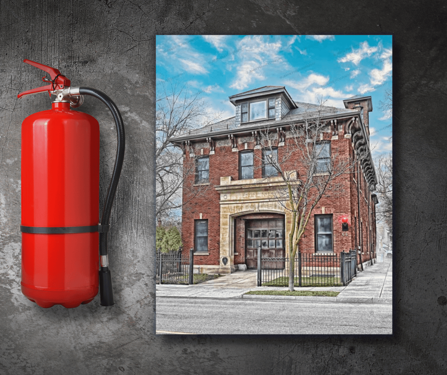 Engine Firehouse No 15 WNY jmanphoto Buffalo New York Photograph Image