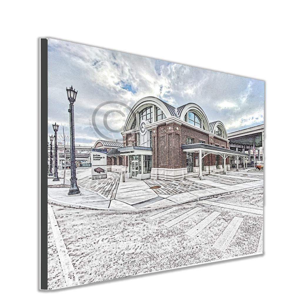 Exchange Street Train Station Downtown Buffalo New York WNY jmanphoto