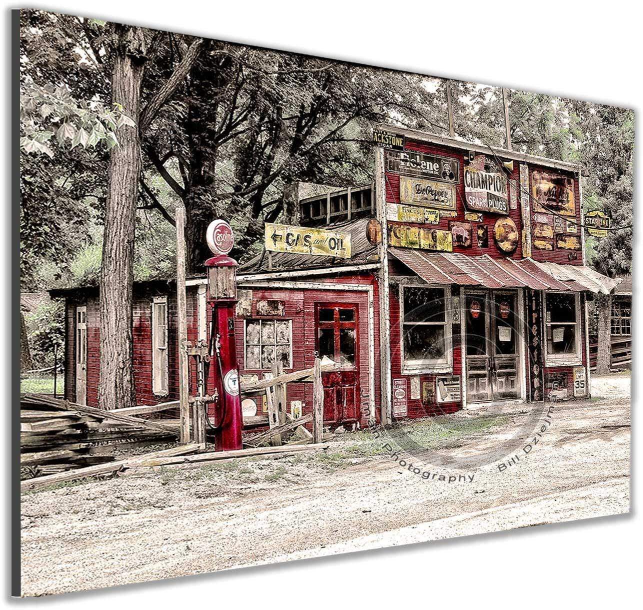 Gas and Oil Station-Store, Gas Pump & Signage - Back roads of Pennsylvania Automotive jmanphoto
