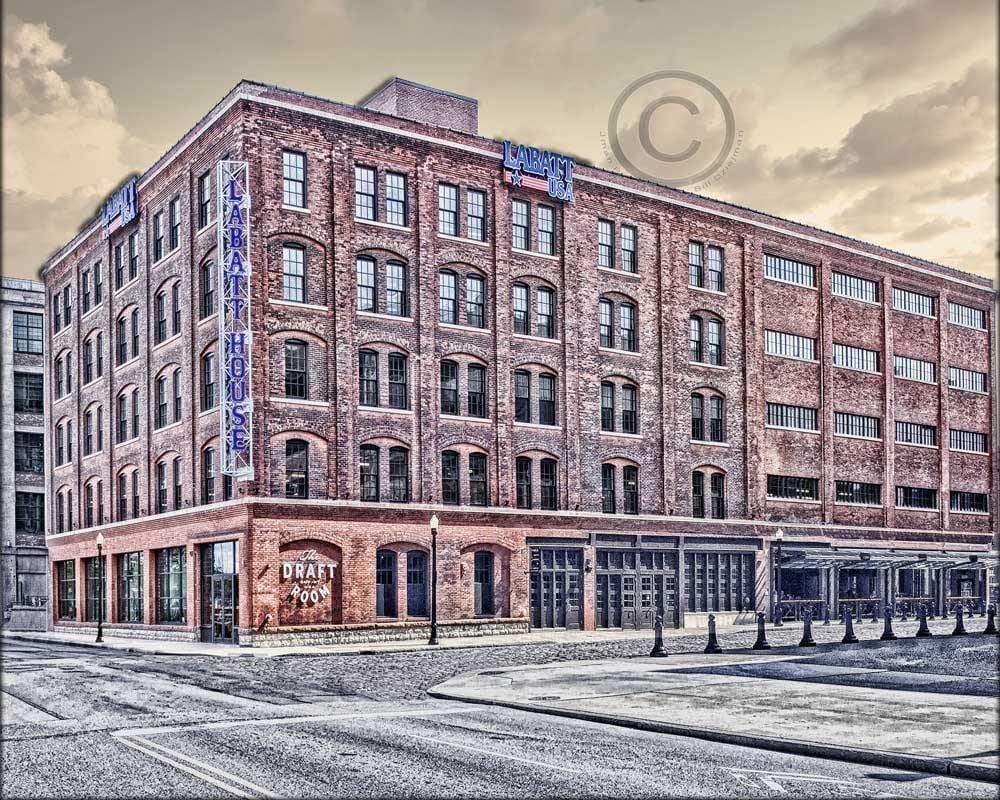 Labatt Brew House Building Photograph - Cobblestone District- Buffalo NY WNY jmanphoto