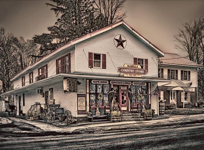 Marilla Country Store Photograph - Buffalo - Marilla NY - Ready To Hang Wall Art WNY jmanphoto