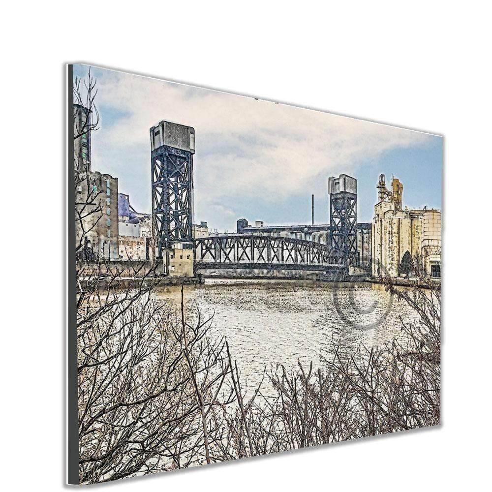 Ohio Street Vertical Lift Bridge in Buffalo NY WNY jmanphoto