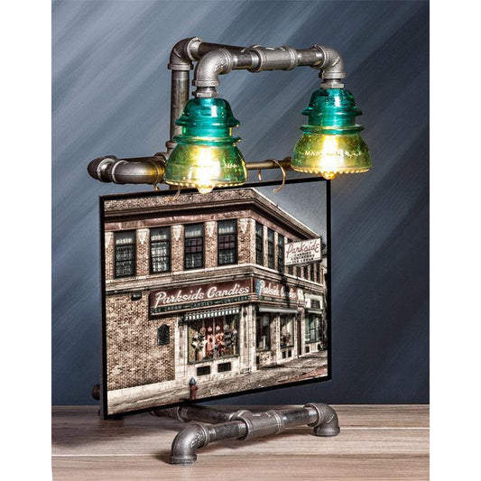 Parkside Candies Steampunk Table Lamp WNY jmanphoto