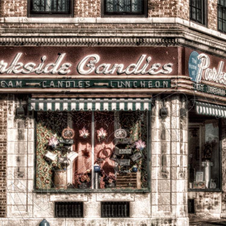 Parkside Candies Steampunk Table Lamp WNY jmanphoto