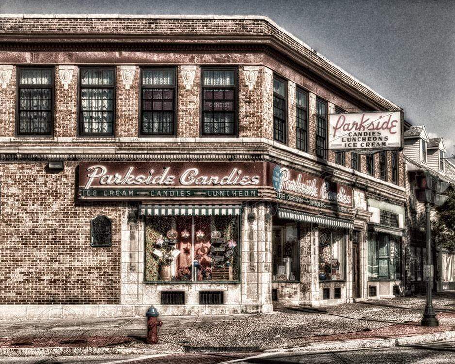 Parkside Candies Steampunk Table Lamp WNY jmanphoto