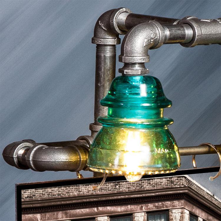 Parkside Candies Steampunk Table Lamp WNY jmanphoto