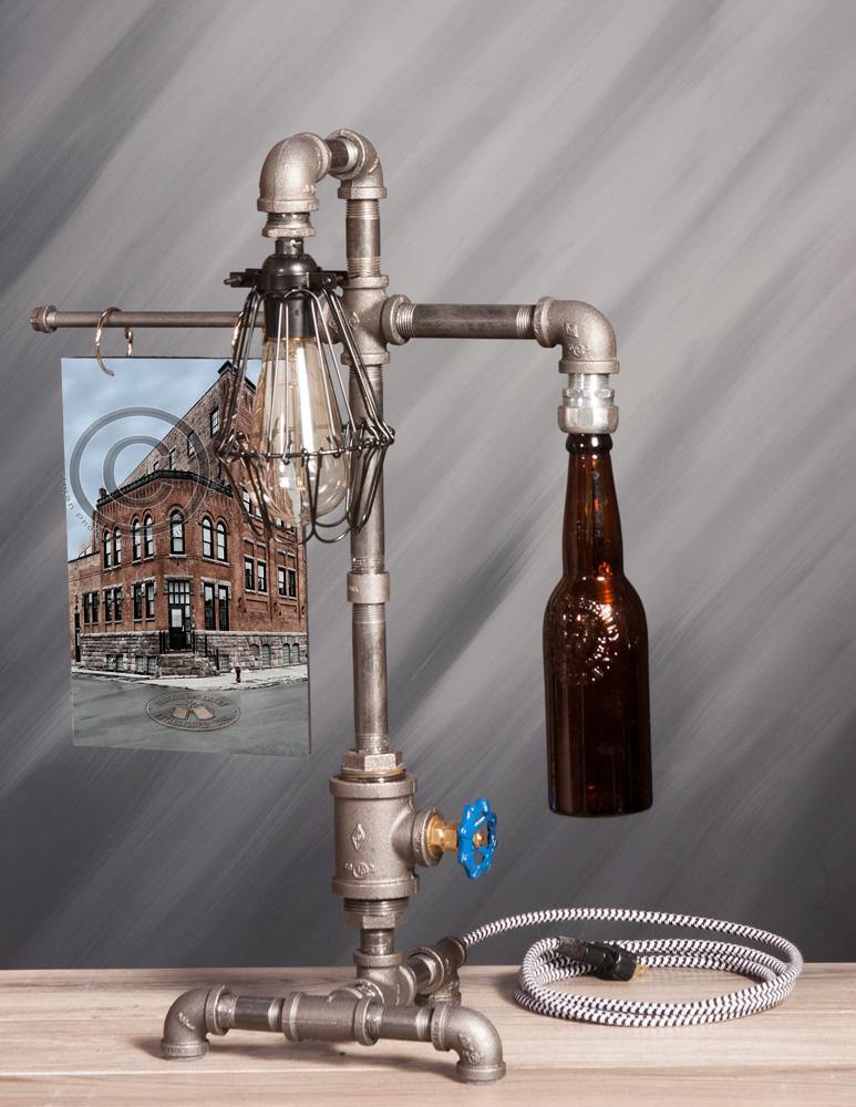 Phoenix Steampunk Table Lamp - Buffalo New York Photograph WNY jmanphoto
