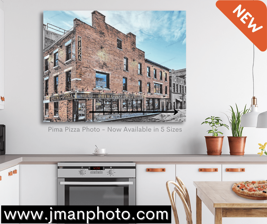 Prima Pizza, Chippewa St Posters, Prints, & Visual Artwork JMan Photography Buffalo New York Photograph Image