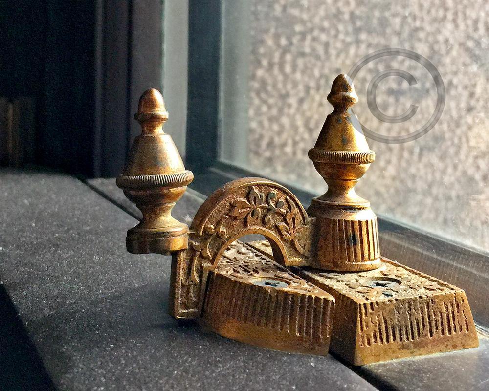 Richardson Olmsted Complex/Hotel Henry Window Sill Lock - Buffalo NY Photo WNY jmanphoto