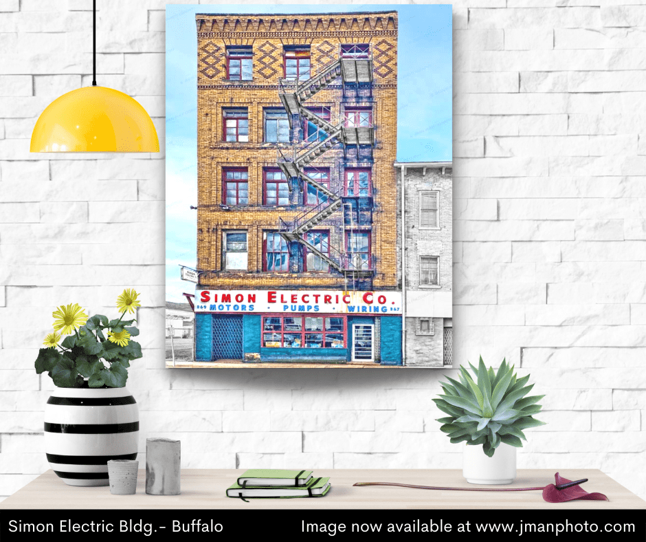 Simon Electric Building WNY jmanphoto Buffalo New York Photograph Image