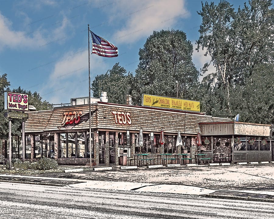 Ted's Hot Dogs Buffalo-WNY Photo jmanphoto Buffalo New York Photograph Image