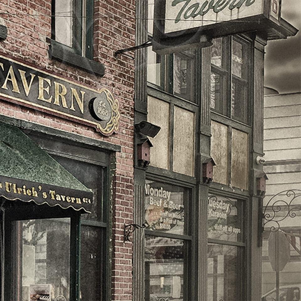 Ulrich's Tavern Photograph - Buffalo New York - Ready To Hang Photo Art WNY jmanphoto