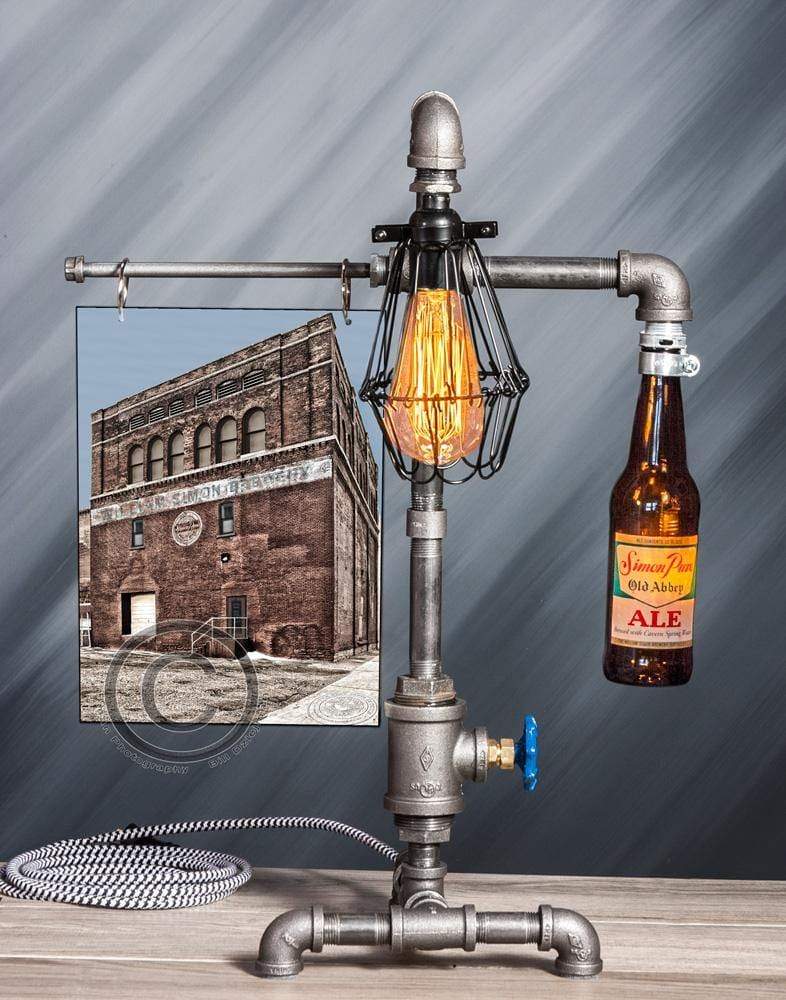 Dutch Boy & Signage on Building - Table Lamp,Steampunk lamp,Rustic dec –  JMan Photography