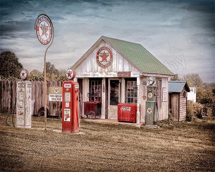 Attention Automotive Collectors  -- or anyone that enjoys old fashioned gas stations.... - JMan Photography 