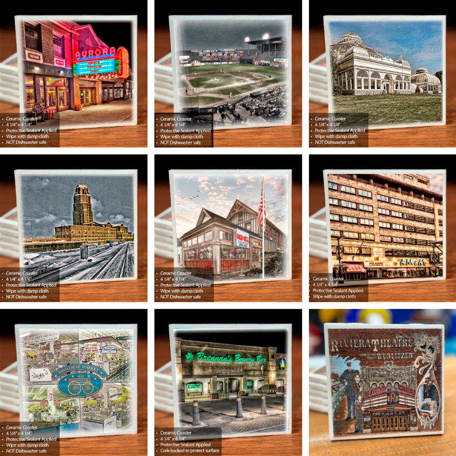 Ceramic Coasters of Buffalo and WNY