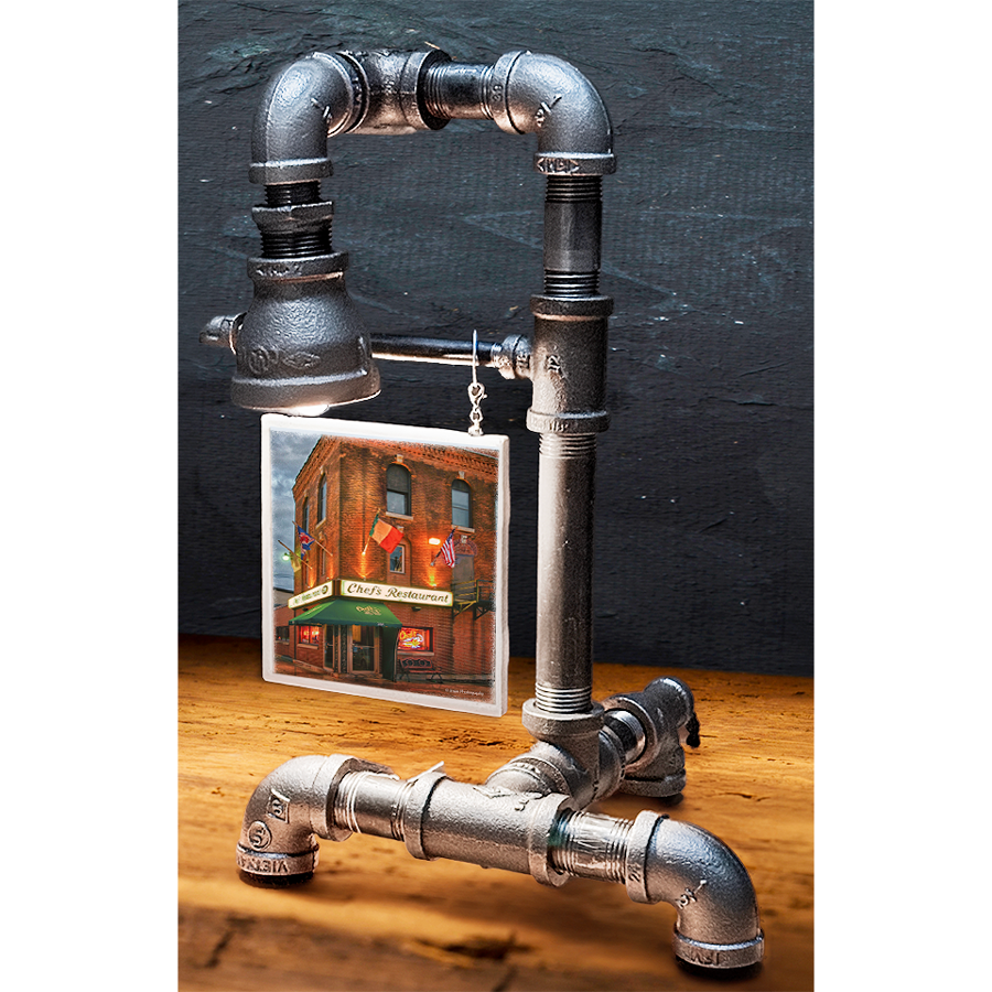 Interchangeable Pipe Lamp – Fits 4.25" Buffalo Ceramic Tiles