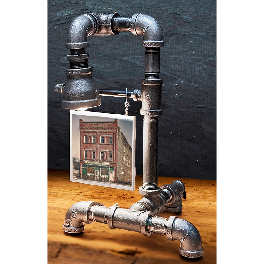 Interchangeable Pipe Lamp – Fits 4.25" Buffalo Ceramic Tiles
