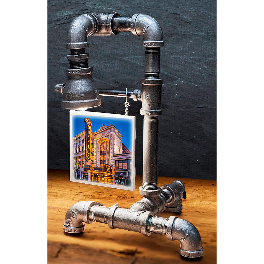 Interchangeable Pipe Lamp – Fits 4.25" Buffalo Ceramic Tiles