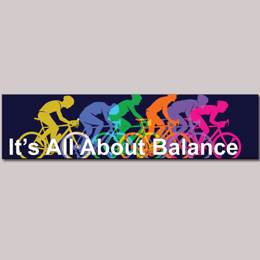 Street Signs - All About Balance - Cycling  - Ceramic Wall Art