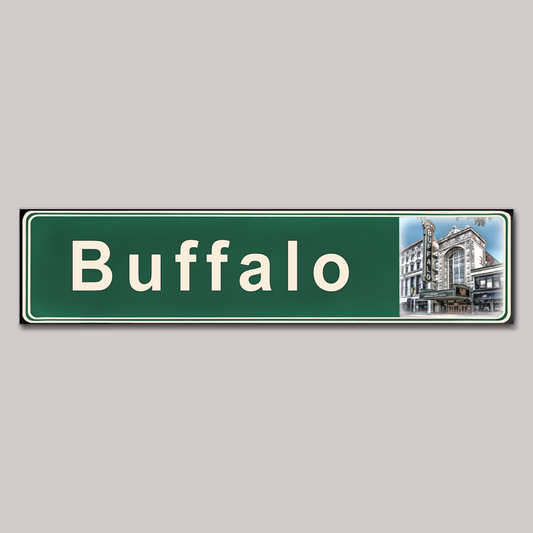 Street Signs - Sheas Daytime  - Ceramic Wall Ar