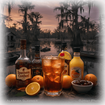 Alabama Slammer Cocktail Coaster