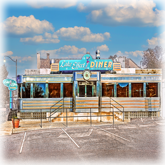 Lake Effect Diner Photo Art by JMan Photography