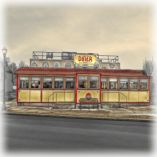 Swan Street Diner Photo Art by JMan Photography