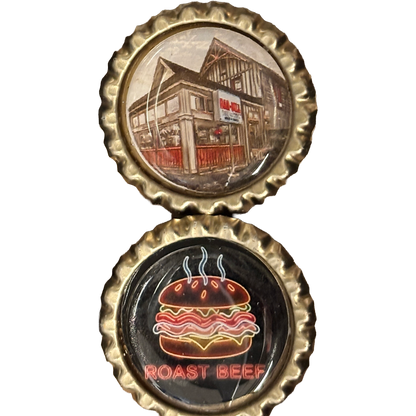 Bar Bill Tavern & Neon Roast Beef  or Wings image - Buffalo Bottle Cap Magnets