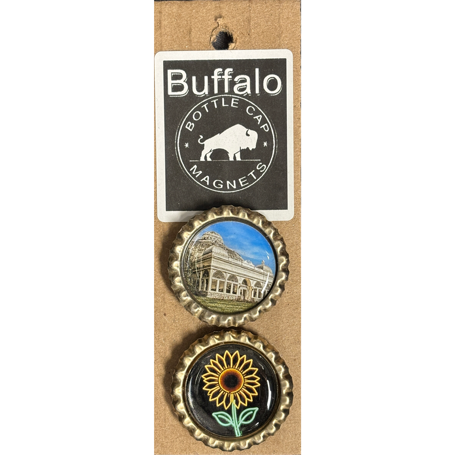 Botanical Gardens - Buffalo Bottle Cap Magnets
