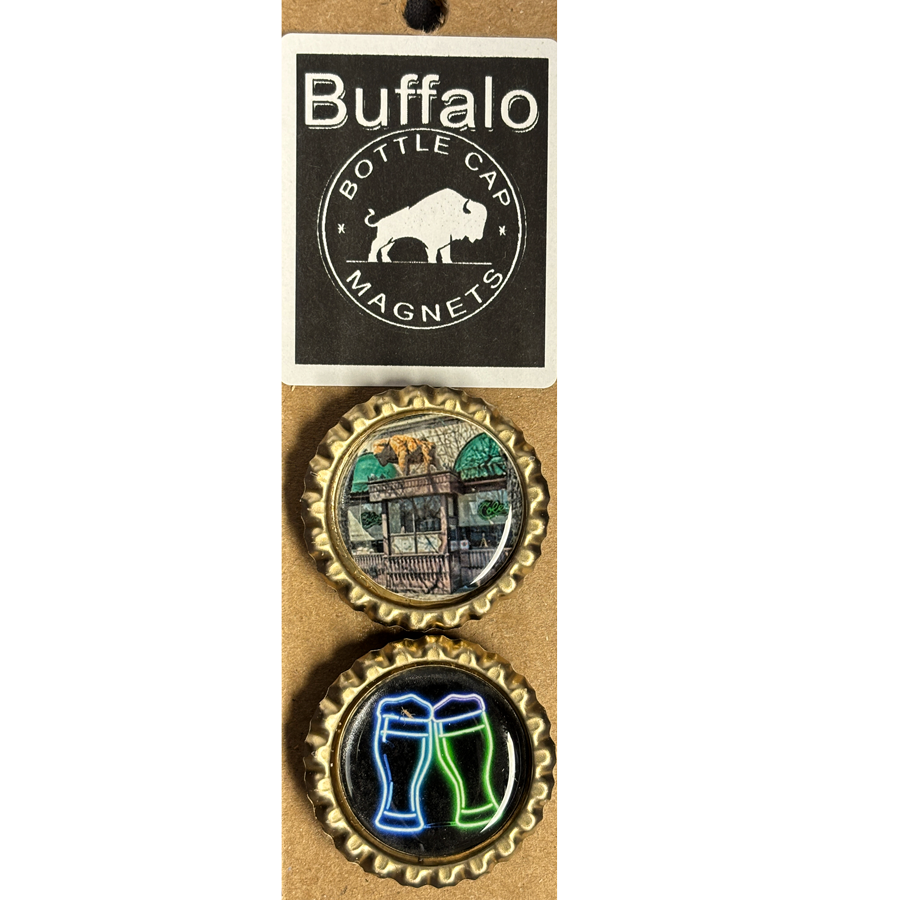 Coles Bar & Restaurant - Buffalo Bottle Cap Magnets